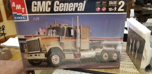 NEW SEALED! AMT ERTL GMC General Trailer Truck Tractor 1:25 Kit #30060 ...