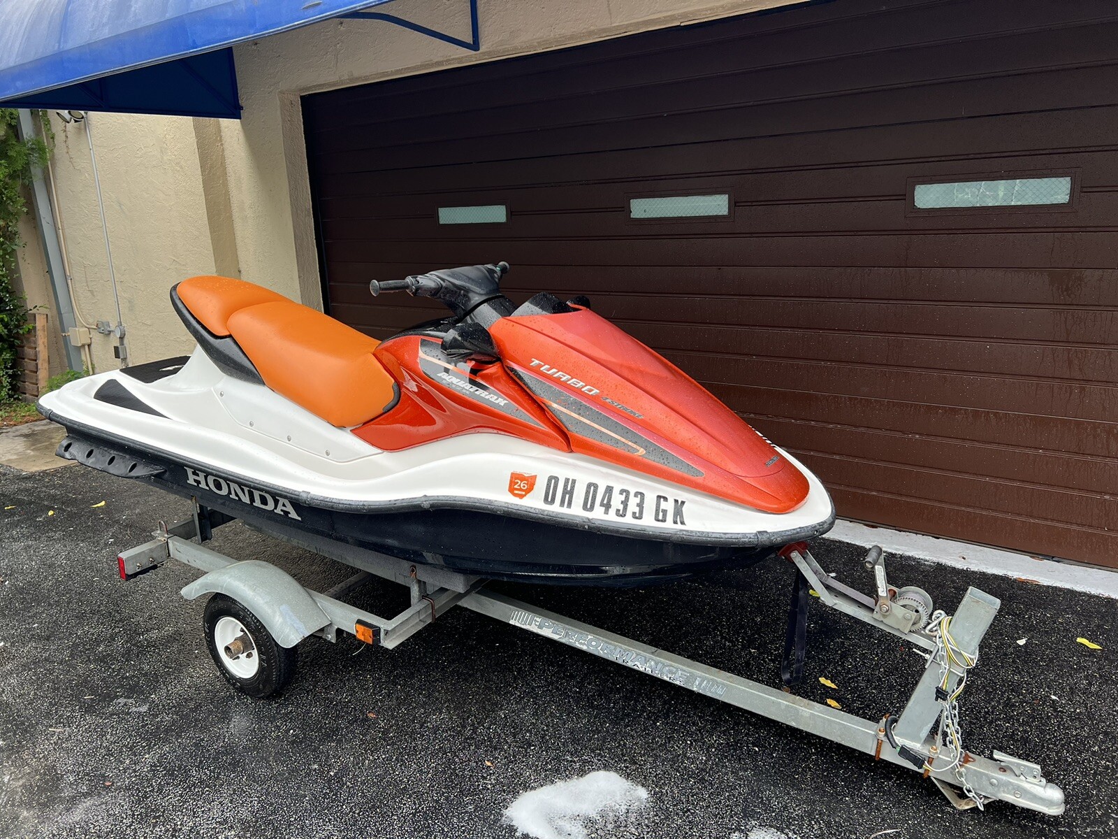 2007 Honda AquaTrax F12X Turbo Jet Ski Parts Engine Complete Trailer FX