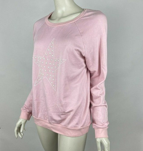 Lauren Moshi Noleta Pearl Star Sweatshirt Long Sleeve Pullover Women S NWT $164 - Picture 3 of 11