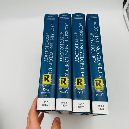 Corsini Encyclopedia of Psychology Vol. 1-4 Complete Set by W. Edward Craighead - Imagen 15 de 15