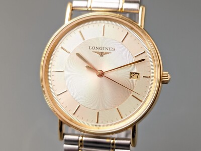 LONGINES Grand Classic L4.720.2 Gold Date Quartz Men's Watch
