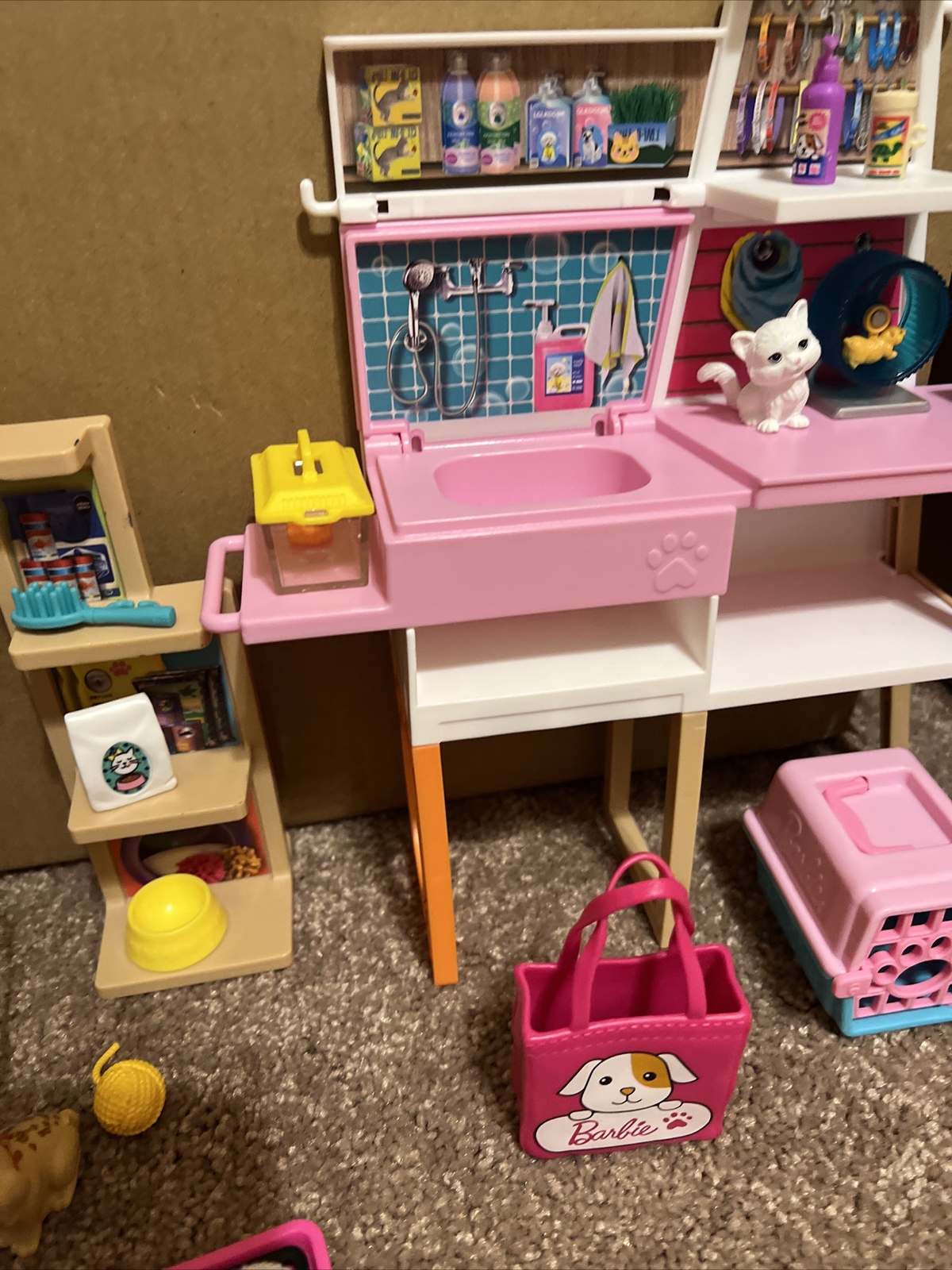 Barbie Doll Pet Boutique & Grooming Play Set eBay