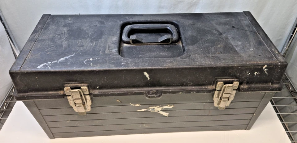 Contico Professional Tuff Box w/ Divided Tool Tray Socket 22" USA Made! Vintage - Image 4 of 4