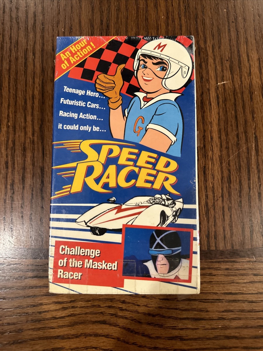 Speed Racer: Challenge Of The Masked Racer VHS Tape RARE Cartoon