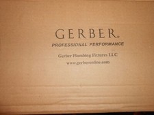Gerber 0040161SS ALLERTON Single Handle Kitchen Faucet Less Spray in box.
