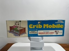 Vintage 1972 Knickerbocker Raggedy Ann  Andy Baby Crib Mobile In Original Box 