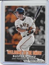 2022 Topps Series 1 Welcome to the Show Buster Posey San Francisco Giants WTTS-3