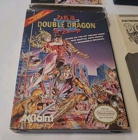 Gioco Nintendo NES Double Dragon II The Revenge CIB completo di scatola 