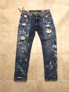 ralph lauren painted jeans