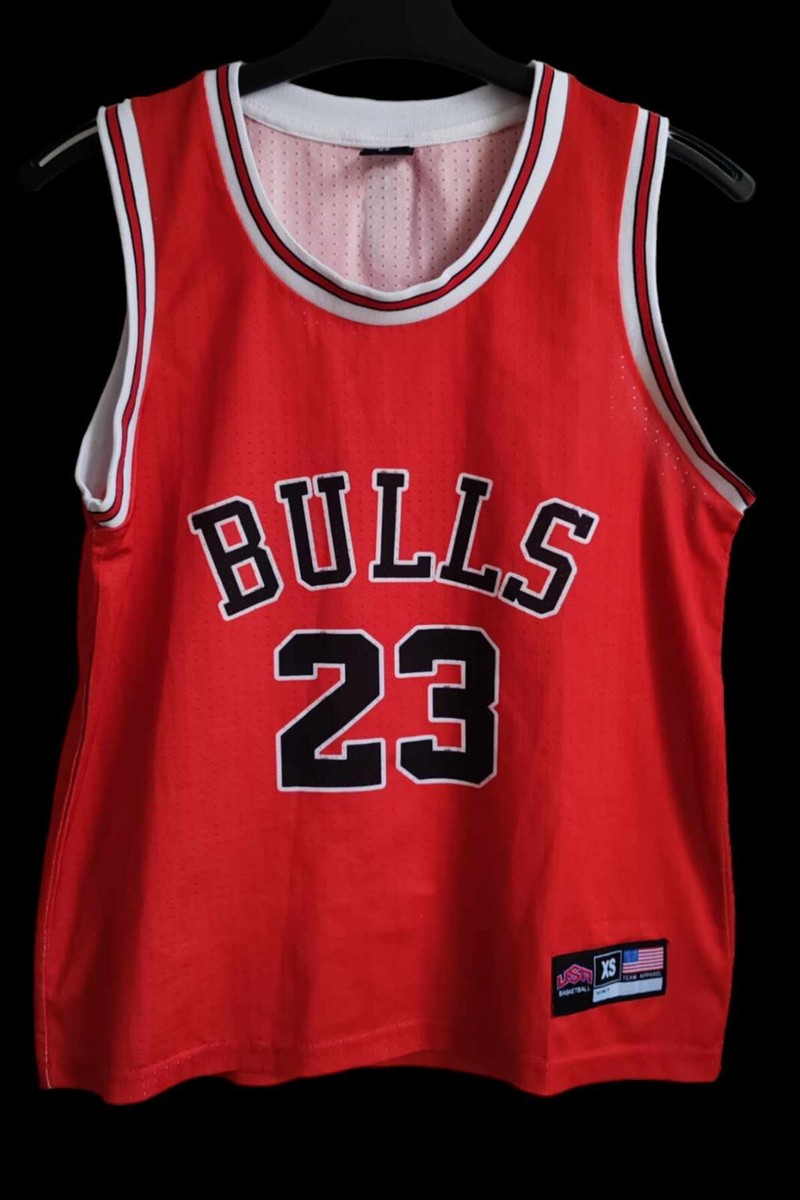 BULLS バスケット ユニフォーム 23 XL JORDAN Michael Jordan #23 Chicago Bulls NBA Champion Jersey 52 2XL