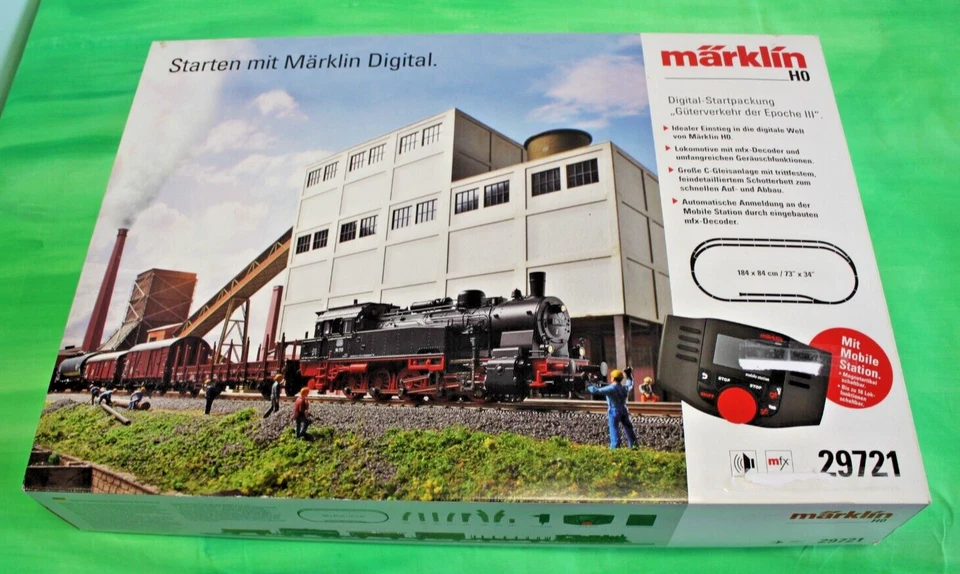 Märklin H0, 29721, Digital- Startpackung "Güterverkehr der Epoche 3" / 116E