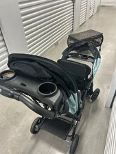 Baby Trend Sit N' Stand Easy Fold 5 Point Harness Double Stroller - Magnolia,...