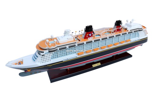 Disney Sogno con Luci Modello Nave in Legno Artigianale 40" - Foto 9 di 12