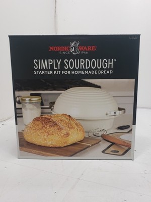 Nordic Ware Simply Sourdough Starter Kit For HomeMade Bread With Recipe Book