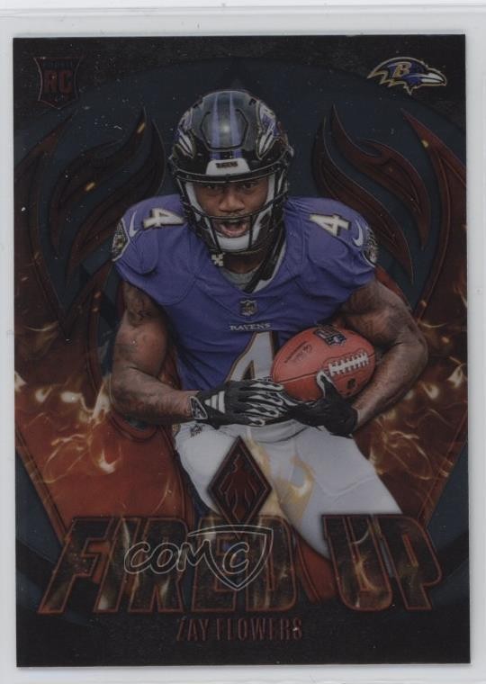 2023 Panini Phoenix Fired Up Zay Flowers #FU-16 2s1
