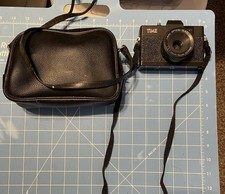 Vintage Point And Shoot 50mm Time Magazine Promo Film Camera and Case Untested