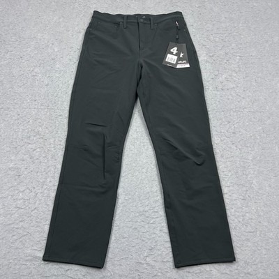 Fourlaps Evolve Pants Women s 8 Black Re-Up Recycled Fabric Preppy Golf Tech $98