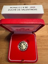 Monaco 2 Euro - 2026 "Herzogtum Valentinois" - PP im Etui