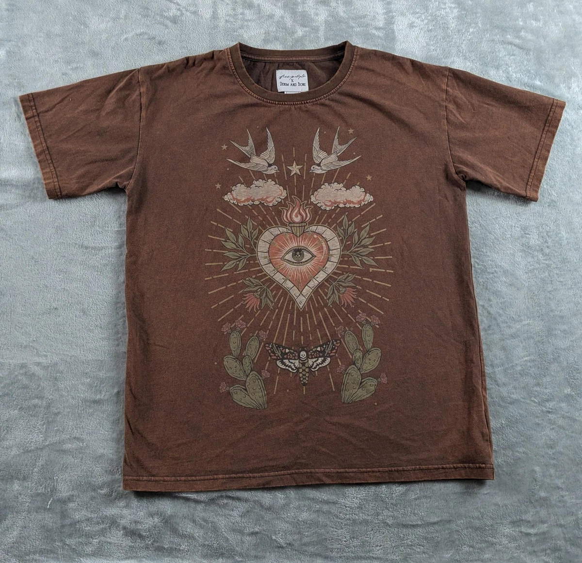 Free People - T-shirt pull ample et court - Multicolore