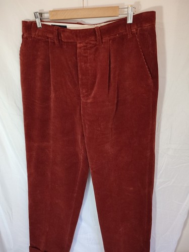 Boden Hose Kord gerades Bein Herren W 36 29,5 L Bein Baumwolle rot weinrot im Trend