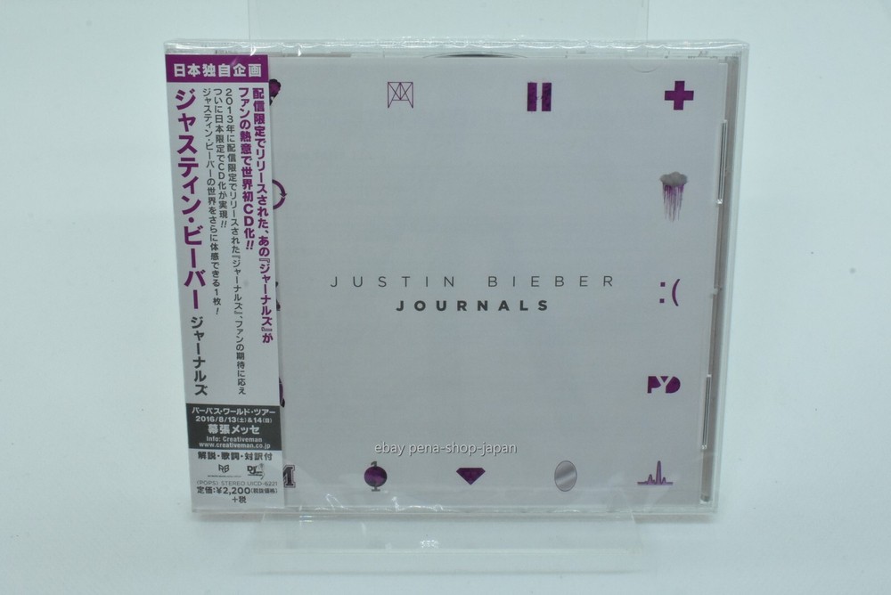 JUSTIN BIEBER-JOURNALS-JAPAN CD
