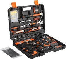 247-Piece Tool Set with Case, Socket & Ratchet Kit for Home Auto Garage Repair