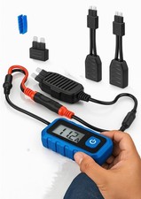 New 30 Amp Fuse Slot Circuit Tester with LCD Display Compatible with CEN-TECH
