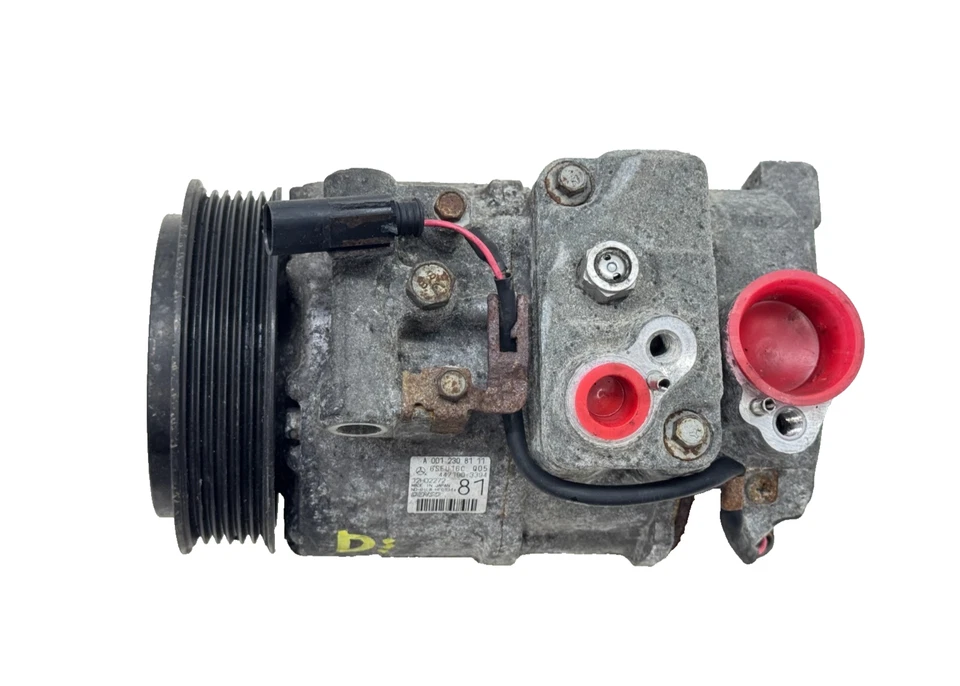 2006–2009 MERCEDES-BENZ W211 E350 A/C COMPRESSOR DE AR CONDICIONADO FABRICANTE DE EQUIPAMENTO ORIGINAL 0012308111 - Imagem 2 de 4