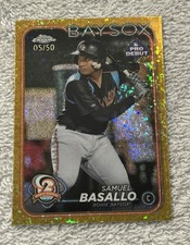 2024 Topps Pro Debut Samuel Basallo Gold Mini Diamonds /50 