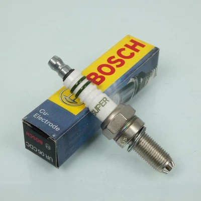 Bougie d'allumage Bosch UR06CDC pour moto quad scooter / CR10EK Neuf - Photo 1/3