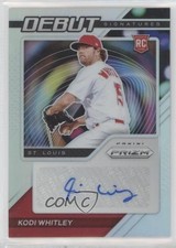 2021 Panini Prizm Debut Signatures Silver Prizm Kodi Whitley #DS-KW Auto uk2