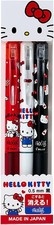 Sanrio Hello Kitty Frixion Erasable Pen Set 3pc 0.5mm Black Ink Retractable Jpn