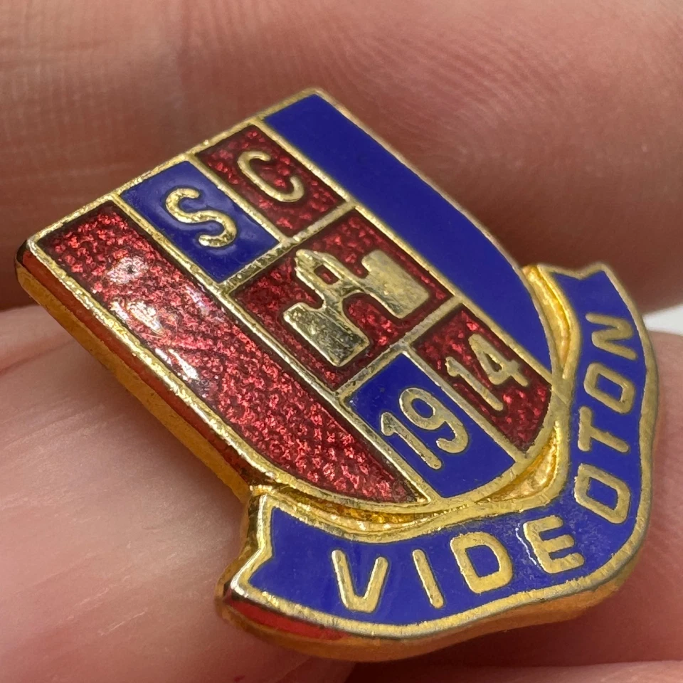 Vintage Videoton Football Club SC Fehérvár Shield Hungary Lapel Pin Soccer - Image 2 of 4