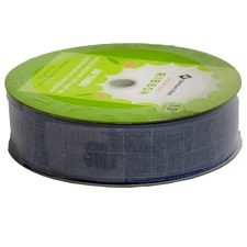 Member's Mark Premium Wired Ribbon 50 Yards 1-1/2 in Width, Denim Blue