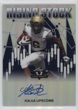 2020 Leaf Valiant Rising Stock Blue 9/25 Kalija Lipscomb #RS-KL1 Auto 0o3x