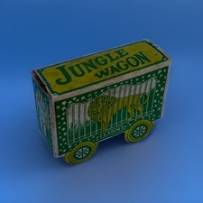 Vintage 20s Jungle Wagon Circus Candy Box Con...