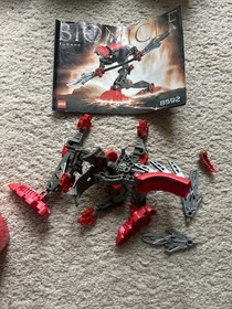 Lot of 14 LEGO Bionicle with canisters & instructions (READ Desc for details)