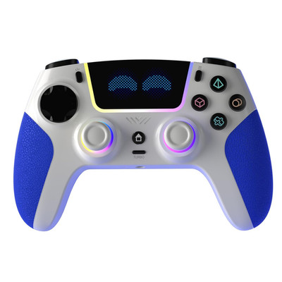 RGB Wireless Controller for PS5,with Hall-Effect Joysticks/Dual Vibration/ Turbo