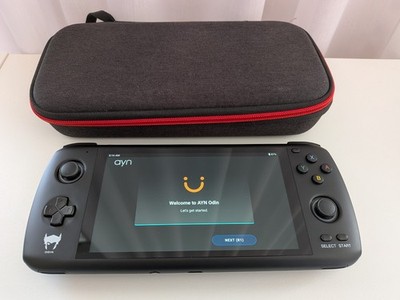 Ayn Odin 1 Pro Konsole Black 256 GB 8 GB RAM incl. OVP und Case