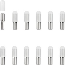 whitesnow 5mm 1/4 Inch Stainless Steel Metal Shelf Pegs Pins Replacement Kitchen