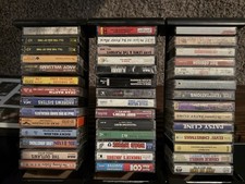 Lot Of 50  s 60  s70  s Vintage Assorted Mixed Genres Cassette Tapes Rock Country