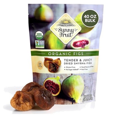 Organic Turkish Dried Figs, 2.5lb Bag | No Preservatives