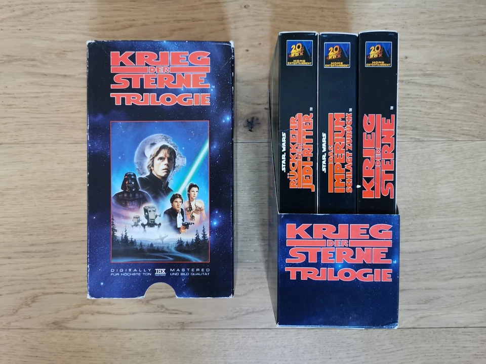 Krieg der Sterne Trilogie - Box - THX Mastered - auf VHS - Bild 2 von 3