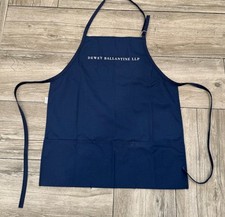 Dewey Ballantine LLP Kitchen Adjustable Neck Bib Apron with pockets Made in USA
