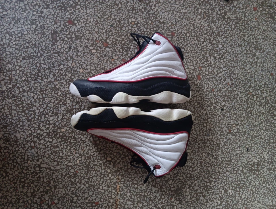 Nike Air Jordan Pro Fuerte Negro Varsity Rojo Blanco Para hombres Talla 8.5 407285 005 Foto 3 de 4