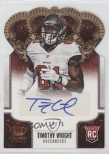 2013 Crown Royale Retail Bronze Die-Cut Signatures 37/75 Timothy Wright Auto ii1