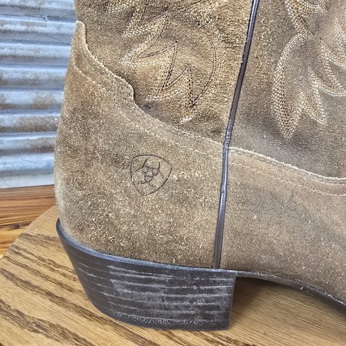 Bota Western Ariat Damas Gamuza Naturalmente Rica 10.5D ¡PRÍSTINA Estado! - Imagen 3 de 21