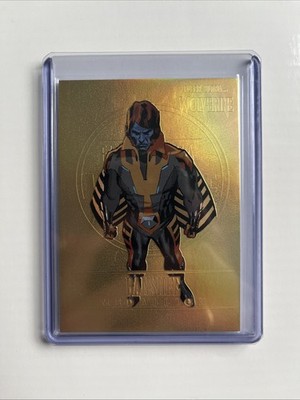 Banshee 2022 Fleer Marvel Ultra Wolverine Gold Medallion /200 #M-2 a22