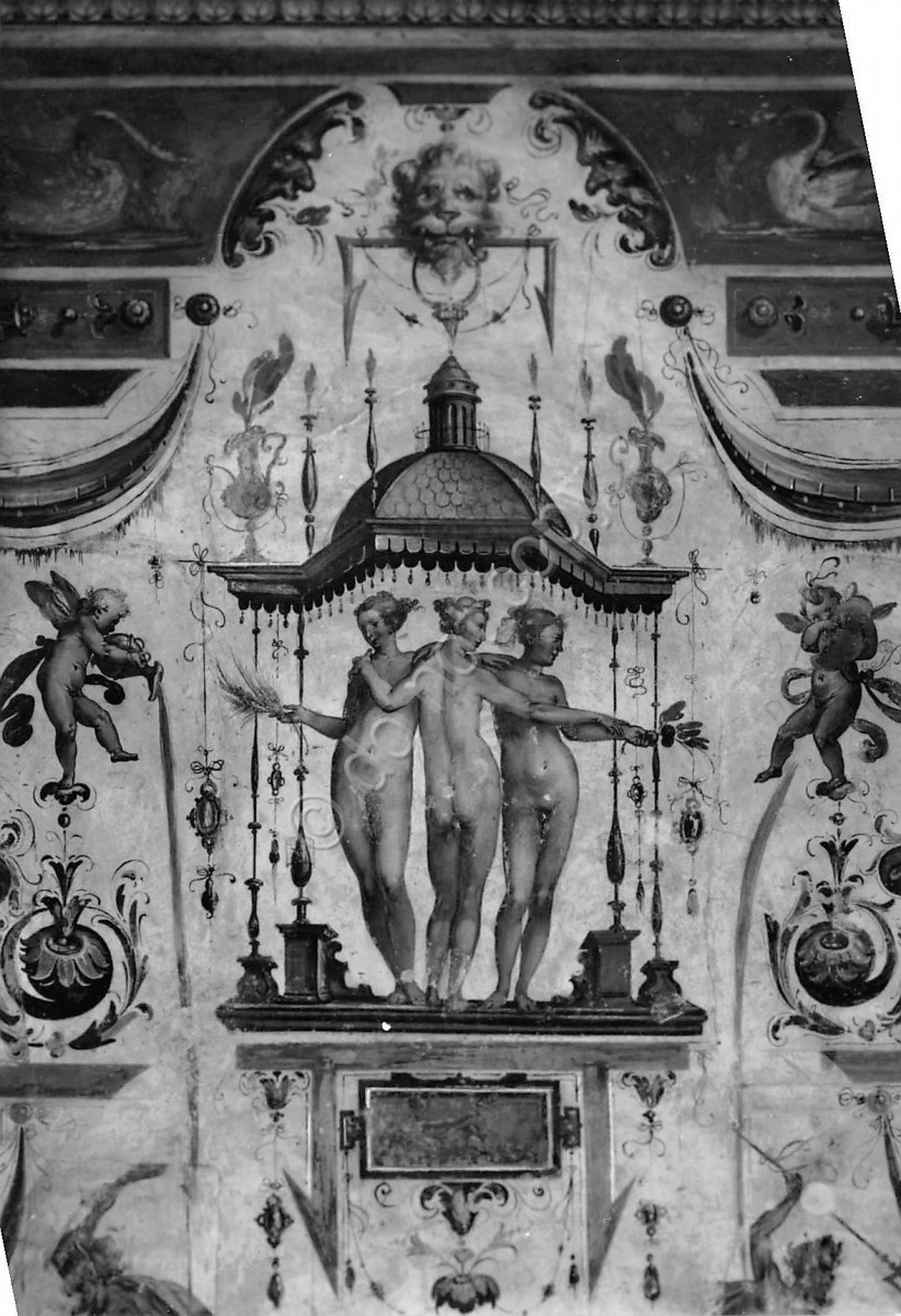 Cartolina Sabbioneta Mantova Piccola Atene Le tre Grazie