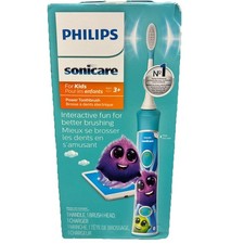 NIB PHILIPS Sonicare for Kids HX6321 Rechargeable Electric Toothbrush Turquoise